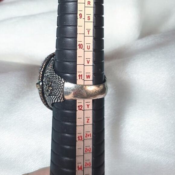 Carnelian 925 Silver Vintage Men's Ring Size 11.5 - Picture 7 of 13